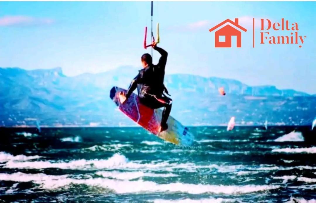 Deltafamily ¡ Barbacoa,Piscina, Wifi Chromecast !! Apartment Els Muntells ภายนอก รูปภาพ